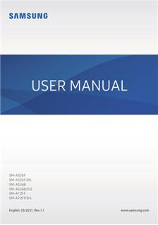 Samsung Galaxy A52 5G manual. Camera Instructions.